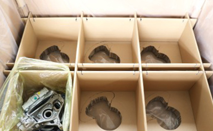 Overseas packaging VCI protection Überseeverpackung mit VCI-Schutz
